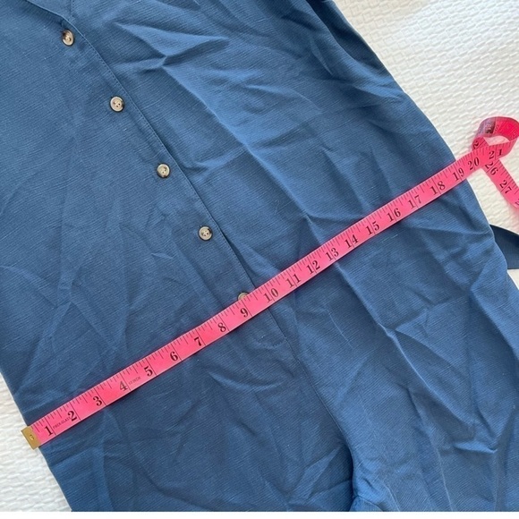 Hatch Noelle Maternity Jumpsuit Blue - Picture 12 of 16